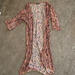 Lei by sea sheer swim cover up